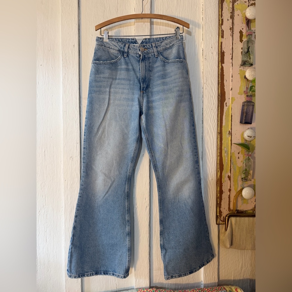 SPRWMN Boyfriend Flare Denim Jeans:Size 24